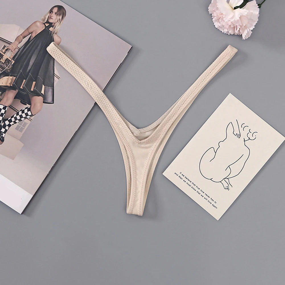 INTIMO SECRETS Women’s G-String Panties – Low Waist T-Back Thong