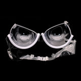 INTIMO SECRETS Women’s Transparent Push-Up Bra – Backless Invisible Bralette with Clear Straps