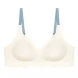 INTIMO SECRETS Women’s No-Trace Wireless Bra – Adjustable Slim Beauty Back