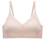 New Top Lace Seamless Women's Underwear Small Chest Gathered Non-slip No Steel Ring Sexy Sling Beautiful Back Bra Thin Section