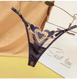 INTIMO SECRETS Women’s Sexy Embroidery Low-Rise Japanese Thong Panties