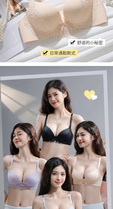 INTIMO SECRETS Women’s Lace Bra – Push-Up, Everyday Wireless Underwear