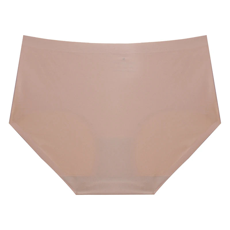 INTIMO SECRETS Plus Size Women’s Panties – Breathable Silk Satin 4PCS