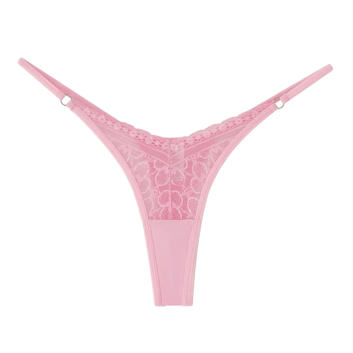 INTIMO SECRETS Women’s Sexy Lace Low-Rise Thong Panties
