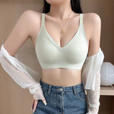 INTIMO SECRETS Seamless Underwear for Small Breasts, Push-up, No Rims, Soft Support Sports Bra, Large Breasts, Small And Thin