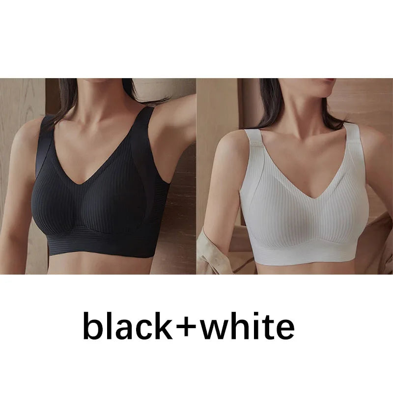 INTIMO SECRETS 1/2PCS Seamless Push-Up Bra – Wireless & Comfortable