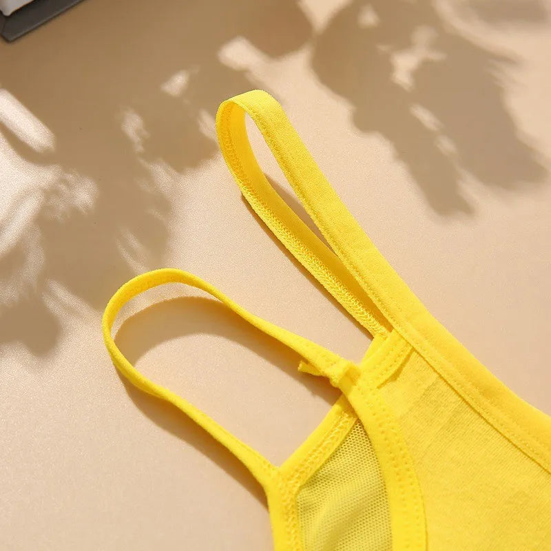 INTIMO SECRETS Transparent Hollow-Out G-String – Traceless Sexy Thong with Cotton Crotch