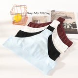 2PCS/Set Seamless G-String Panties Women Thongs Sexy Panty Lingerie Solid Color Female High Waist Thongs Women's Underwear