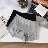 INTIMO SECRETS 3PCS Women’s Cotton Boxer Panties – Plus Size Lingerie