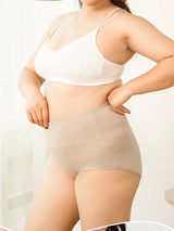 INTIMO SECRETS 4PCS High Waist Cotton Panties – Plus Size Women’s Lingerie