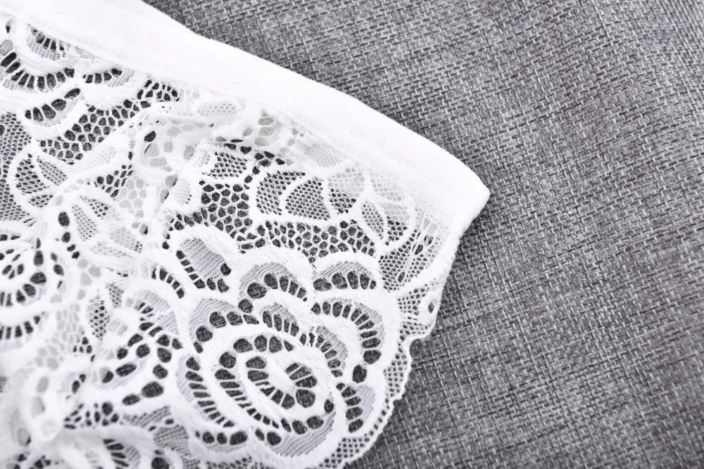 INTIMO SECRETS Women’s Transparent Lace Bra – Sexy Invisible Wire-Free Floral Bralette