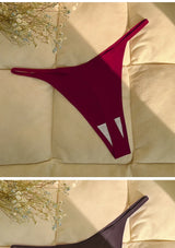 INTIMO SECRETS Ruffles Seamless Thong – Invisible T-Back Underwear for Women