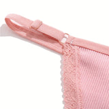 INTIMO SECRETS 4PCS Cotton Lace G-String – Low-Rise Thongs for Women