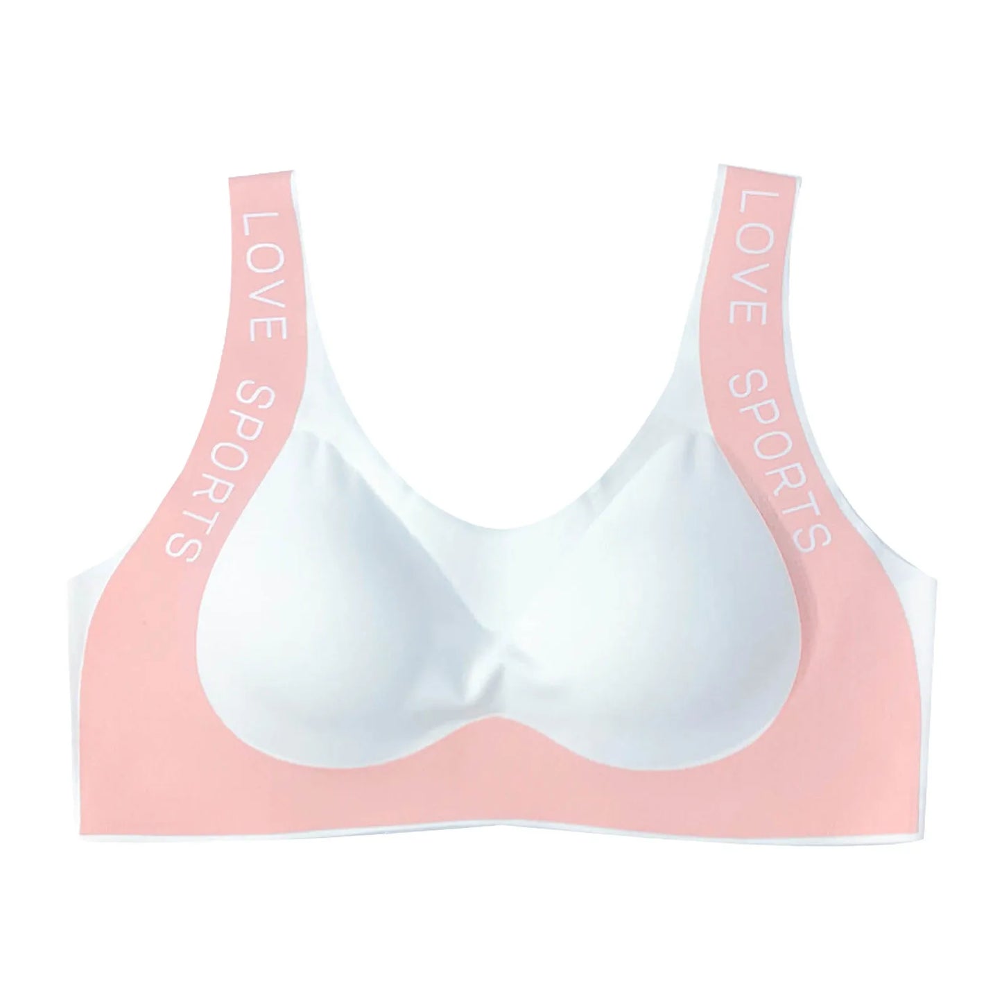 INTIMO SECRETS Women’s High-Impact Sports Bra – Racerback Push-Up Bralette