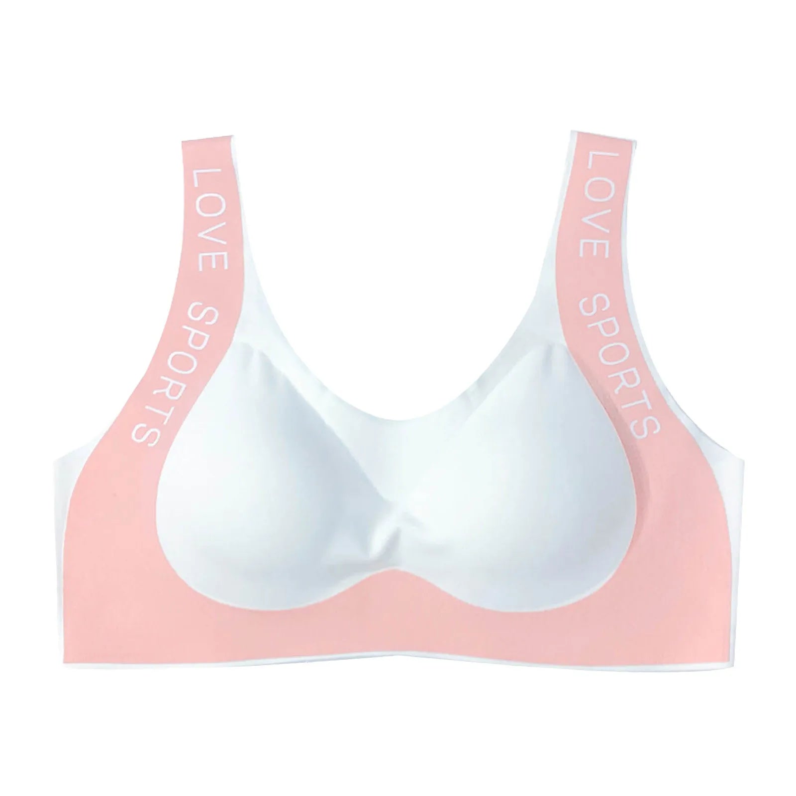 INTIMO SECRETS Women’s High-Impact Sports Bra – Racerback Push-Up Bralette