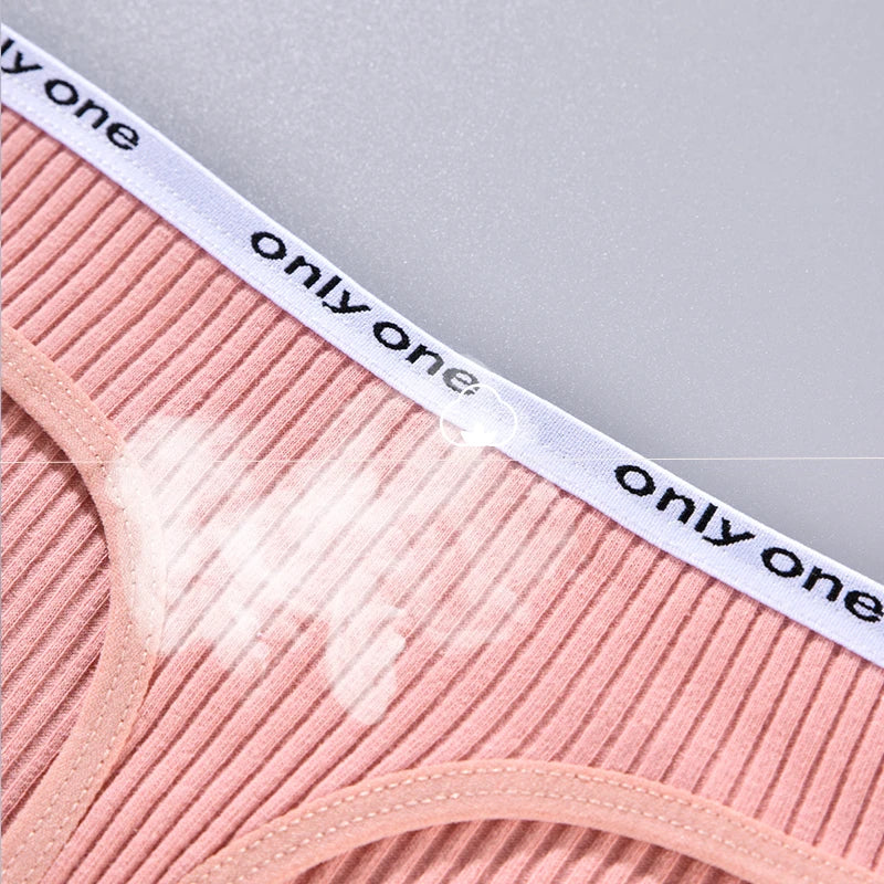 INTIMO SECRETS Cotton Soft Thong – Seamless Low-Rise Underwear for Women