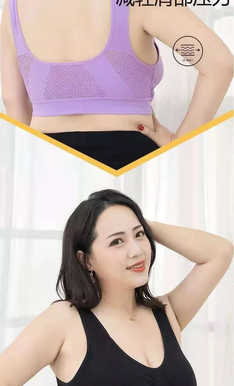 INTIMO SECRETS Women’s Seamless Push-Up Sports Bra – Breathable Active Corset