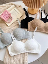 INTIMO SECRETS Hot Girl Furry Bra – Comfortable Japanese-Style Back Design