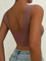 INTIMO SECRETS 4-Piece Lace Push-Up Bra Set – Ice Silk Deep V Bralette, Plus Size L-5XL