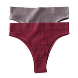 INTIMO SECRETS 2PCS Sexy Thongs – Seamless G-String Underwear for Women