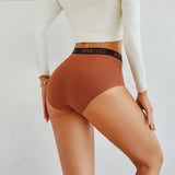 Finetoo 3Pcs Women's Cotton Briefs Women Seamless Plus SizePanties Breathable Underwear Female Low Waist Soft Lingerie S-XXL