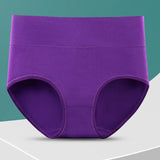 INTIMO SECRETS 4PCS High Waist Cotton Panties – Plus Size Women L-5XL