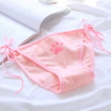 INTIMO SECRETS Japanese Anime Cat Girl Cosplay Bra & Panties Set for Women